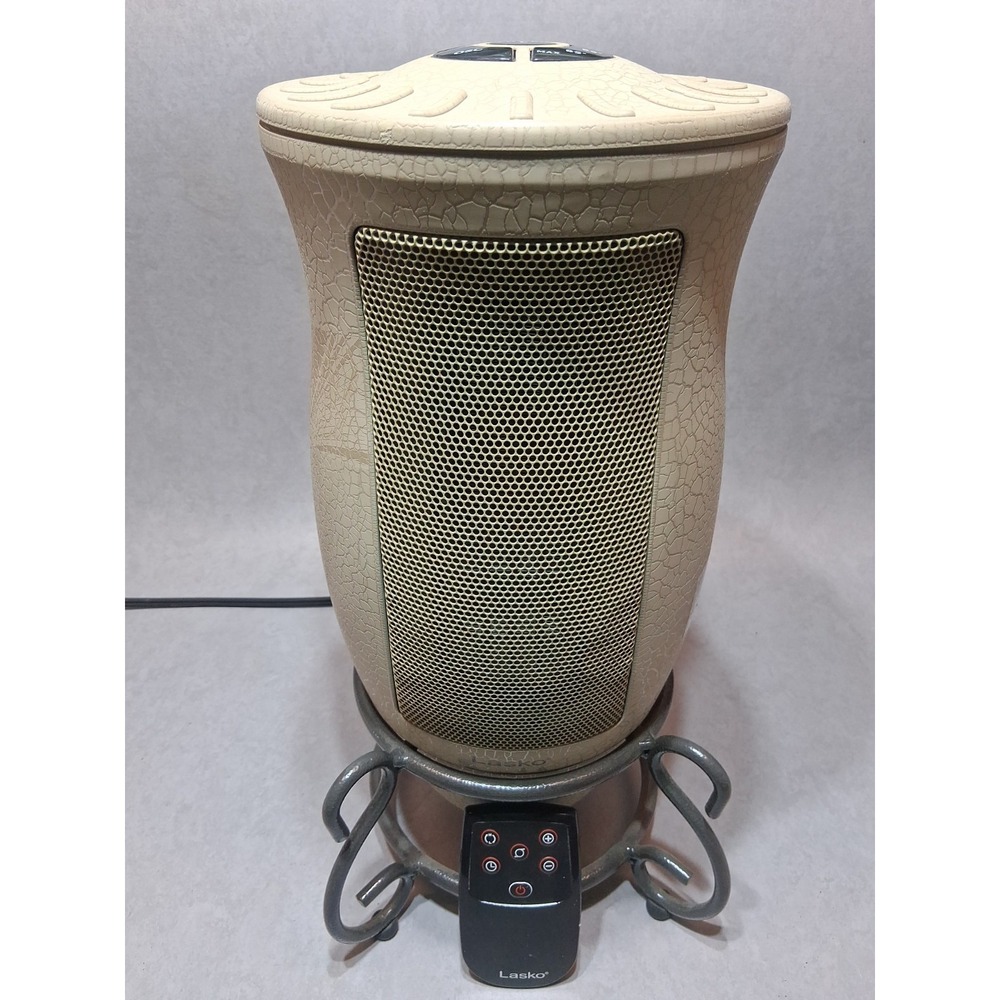 Lasko Designer Series 1500W 16" Beige Electric Ceramic Space Heater With Remote